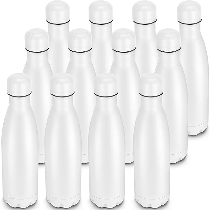 17oz Cola-Bottle Shaped Stainless Steel Leak-proof Water Bottle, Double Wall by Unknown