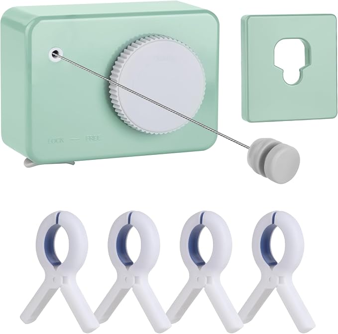 Retractable Clothesline Indoor/Outdoor, Anti-Sag by Unknown