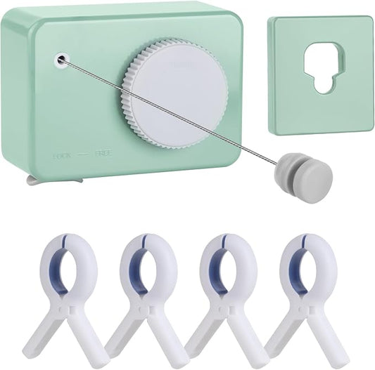 Retractable Clothesline Indoor/Outdoor, Anti-Sag by Unknown