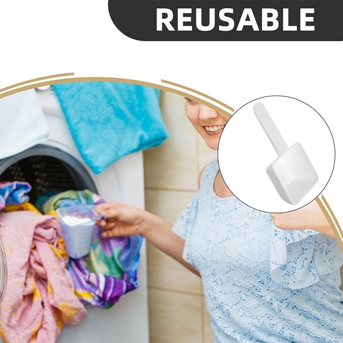 VOSAREA 30pcs Plastic Measuring Spoons Laundry Powder Small Scoops - Image 5