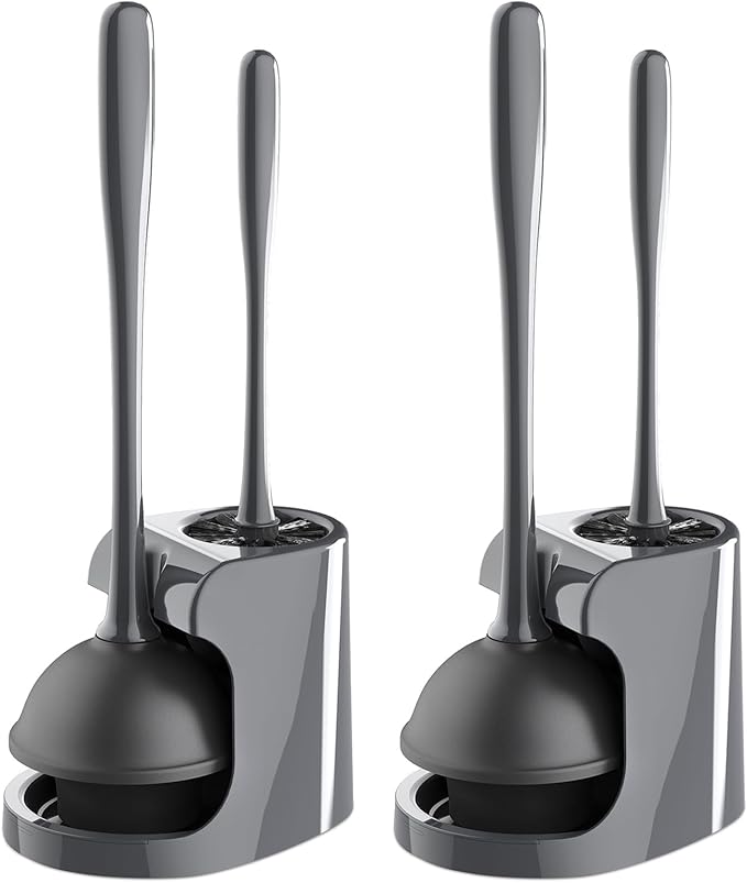 MR.SIGA Toilet Plunger and Bowl Brush Combo by MRSIGA