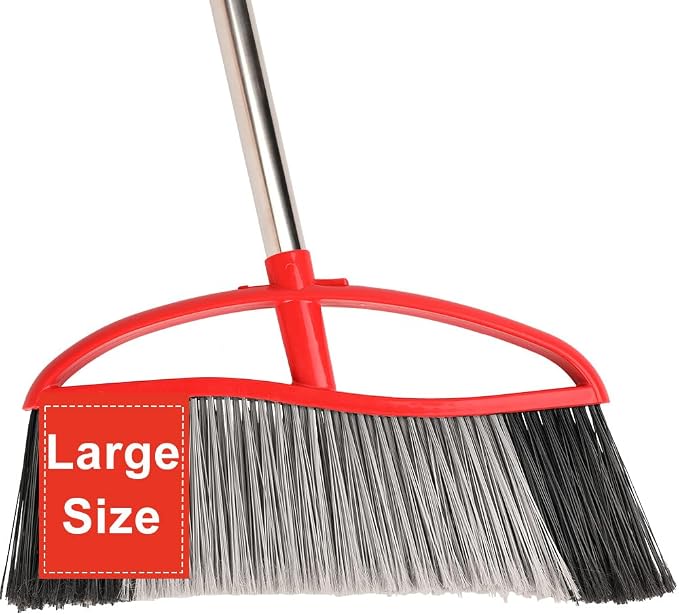 Outdoor Broom, 15.7" Wide Heavy Duty Angle Broom by MULING
