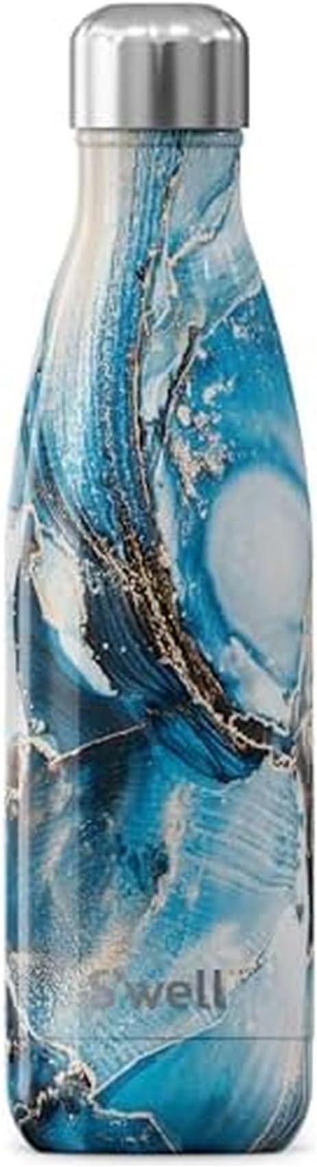 S'well Stainless Steel Water Bottle, Ocean Marble, Triple Layered Vacuum by Swell