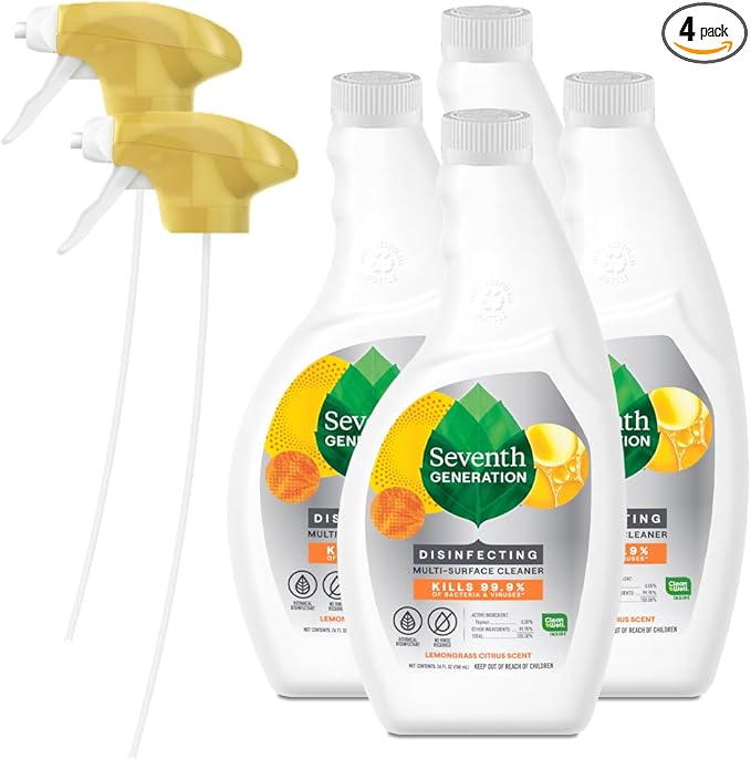 Seventh Generation Lemongrass Citrus Disinfecting Multi-Surface Cleaner - 26 Oz by SeventhGeneration