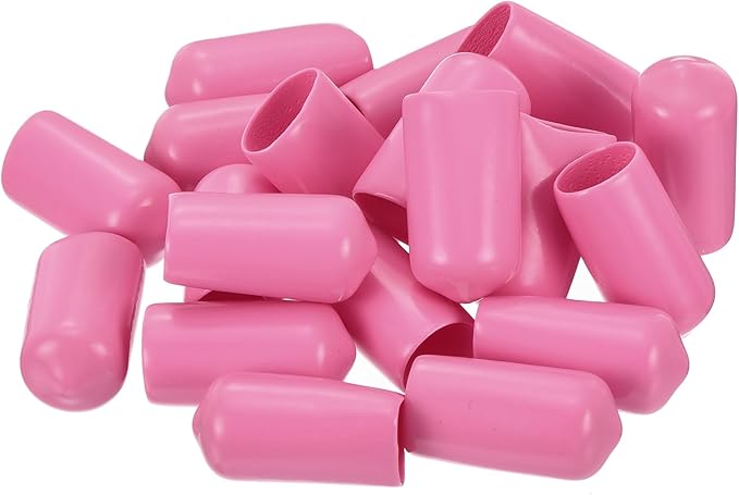 uxcell 20pcs Rubber End Caps 10mm ID Vinyl PVC Round Tube Bolt Cap Cover Screw - Image 4