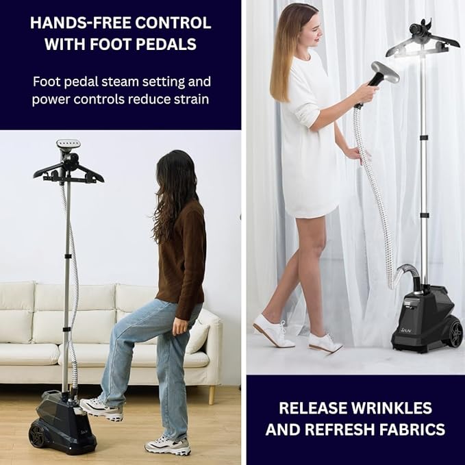 SALAV Commercial-Grade Standing Garment Steamer - Image 6