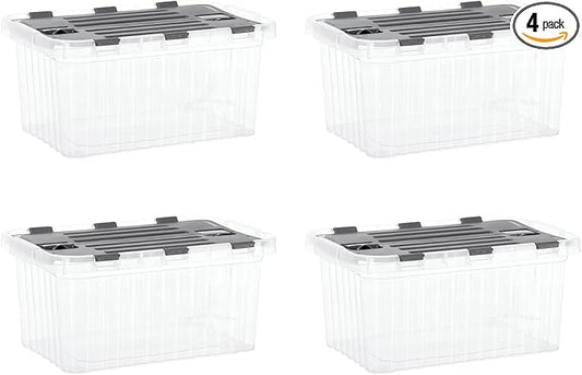Superio Clear Storage Boxes by Superio