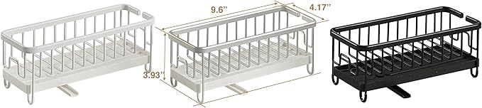 SunnyPoint Never Rust Aluminum Utensil, Sink Cleaning Tools Holder - Image 4
