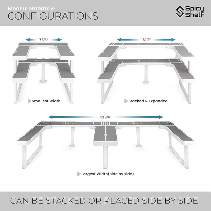 Spicy Shelf Patented Spice Rack and Stackable Organizer - Image 3