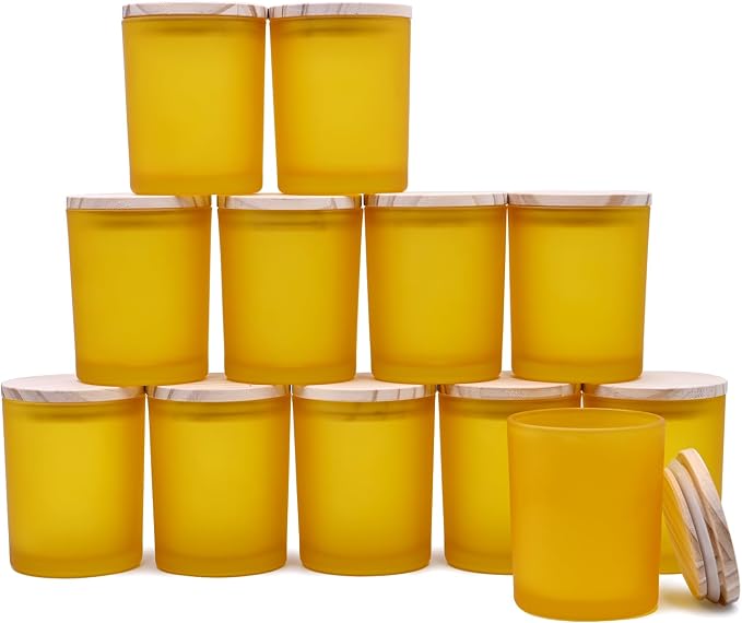 Thick Candle Jars for Making Candles 12 Pcs, 7 OZ Empty Jars by Showin