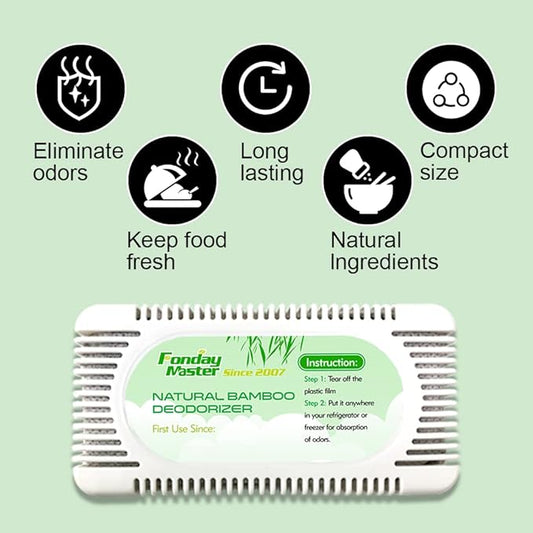 2Packs Fonday Refrigerator Deodorizer Odor Eliminator - Image 2