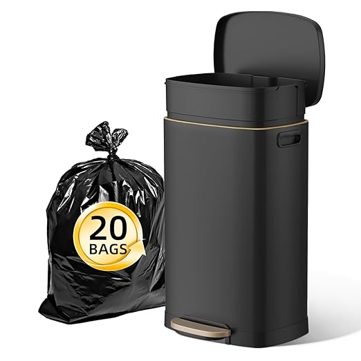 KUK 13 Gallon Kitchen Trash Can by KUK