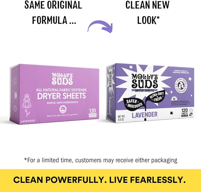 Molly's Suds Fabric Softener Dryer Sheets - Image 2