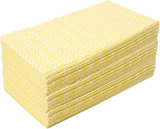 KMAKII 80 Pack Disposable Dish Cloths Heavy Duty Reusable Cleaning Wipes Dish by KMAKII