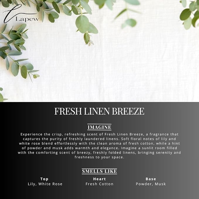 Fresh Linen Breeze Carpet Freshener Powder Refill 36 oz | Powerful Odor - Image 2