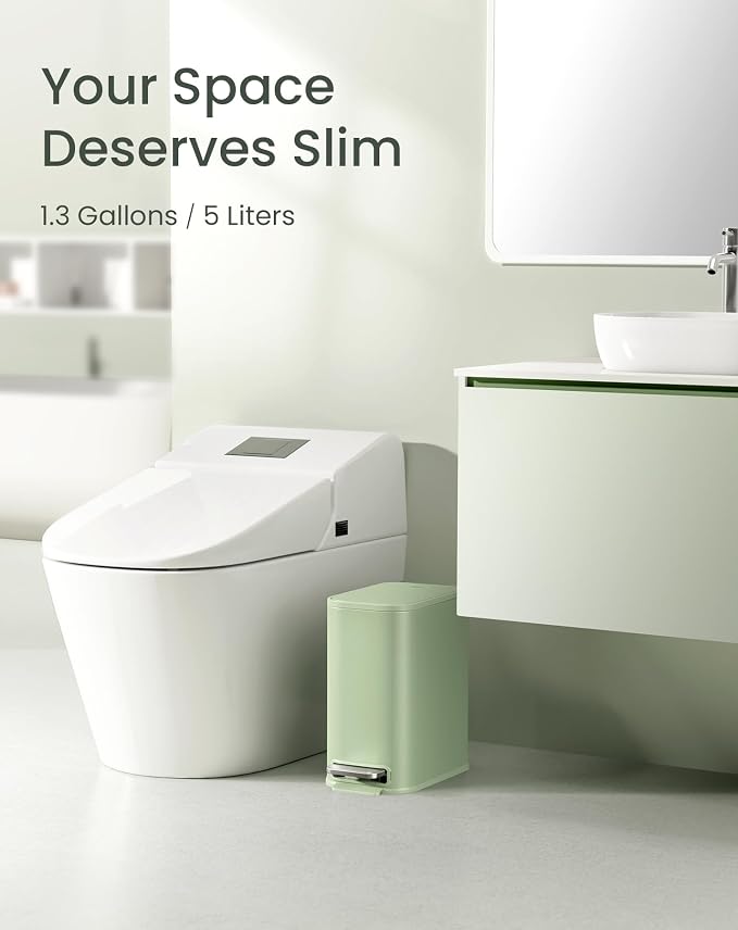 Cesun Small Bathroom Trash Can - Image 2