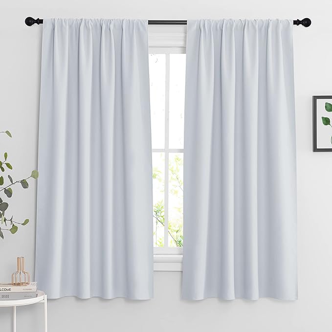 RYB HOME White Room Darkening Curtains by RYBHOME