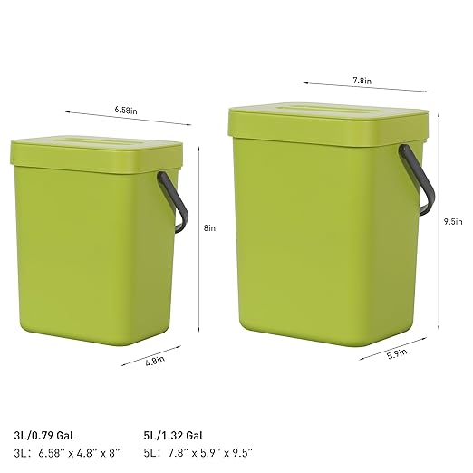EKO Puro Wall-Mounted Trash Can - Image 3