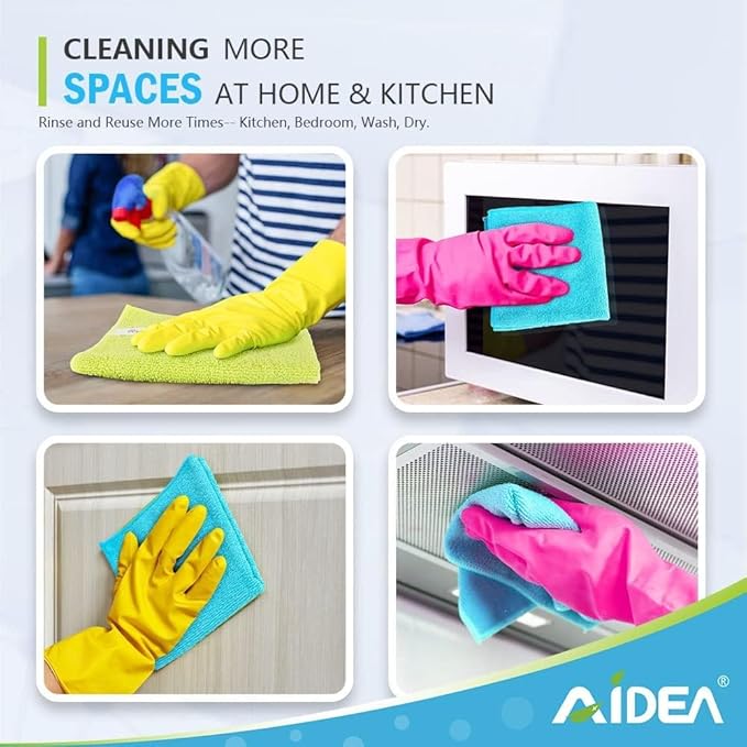 AIDEA Microfiber Cleaning Cloth-150PK, Soft Microfiber Towels - Image 6
