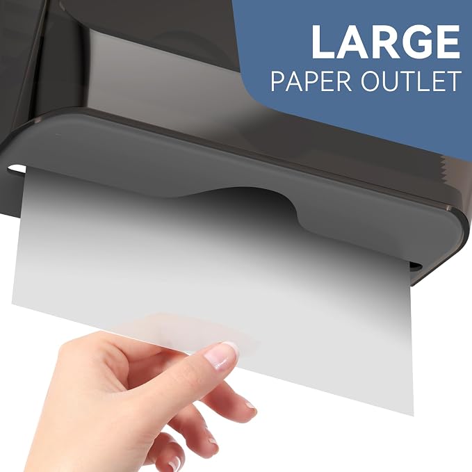 Paper Towel Dispenser Adhesive Wall Mounted, 200+ Multifold Trifold c-Fold Hand - Image 5