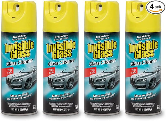 Invisible Glass 91163-4PK Premium Aerosol Glass and Window Cleaner by InvisibleGlass