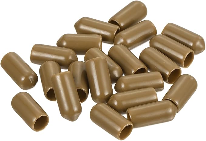 uxcell 20pcs Rubber End Caps 6.5mm ID Vinyl PVC Round Tube Bolt Cap Cover Screw - Image 4