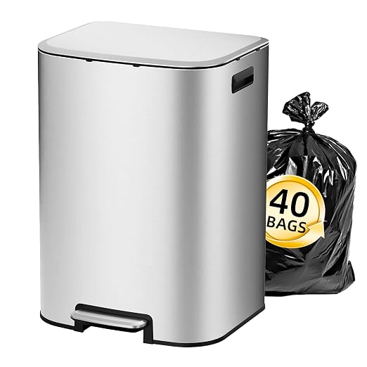 KUK 16 Gallon Kitchen Trash Can by KUK