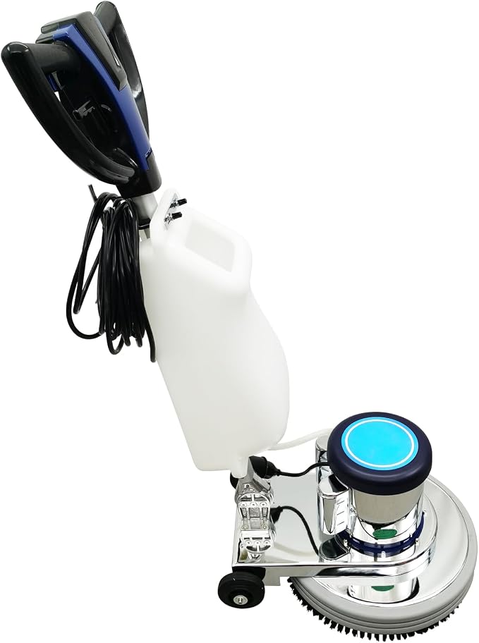 Floor Scrubber Buffer Polisher Commercial Floor Scrubber Machine 18" Tile Floor by HQHAOTWU