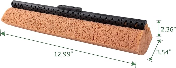Eyliden Sponge Mop with 1 Extra Reusable Absorbent Sponge Refills, Easy Squeeze - Image 8