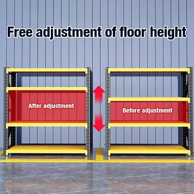 Storage Shelves Heavy Duty, Metal Garage Shelving Units, 4 Tier Storage Rack - Image 4