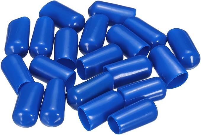 uxcell 20pcs Rubber End Caps 9.5mm ID Vinyl PVC Round Tube Bolt Cap Cover Screw - Image 4