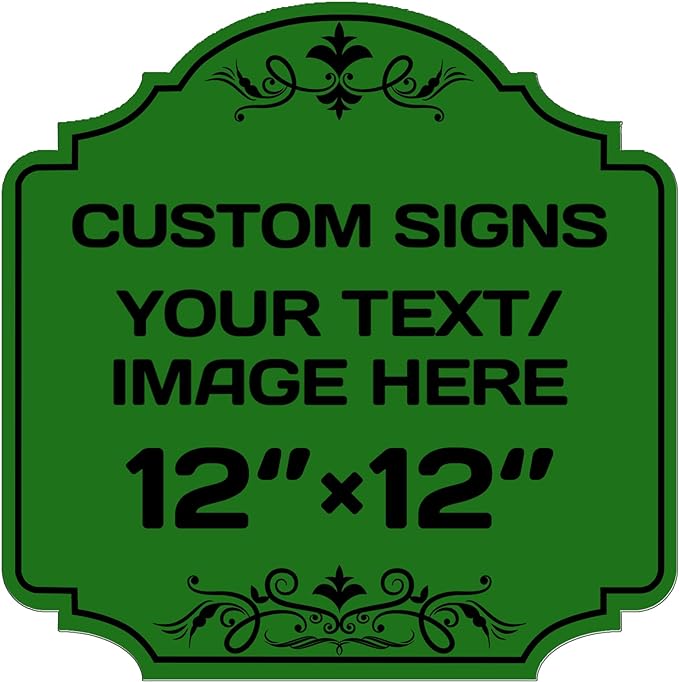 Personalized Aluminum Metal Signs by Repaly