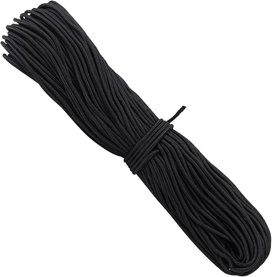 500 Feet 1/4 Inch Black Polyester Rope, 6 mm Polypropylene Utility Rope by IHDYPPEW
