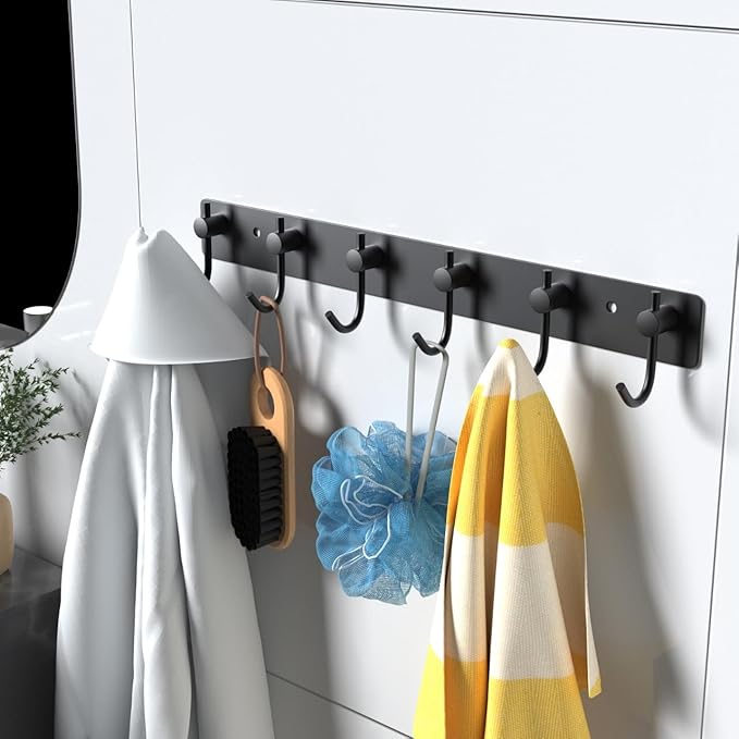 VAEHOLD Wall Hooks for Hanging, Towel Hanger, Hat Hooks, Robes Hook in Bathroom - Image 2