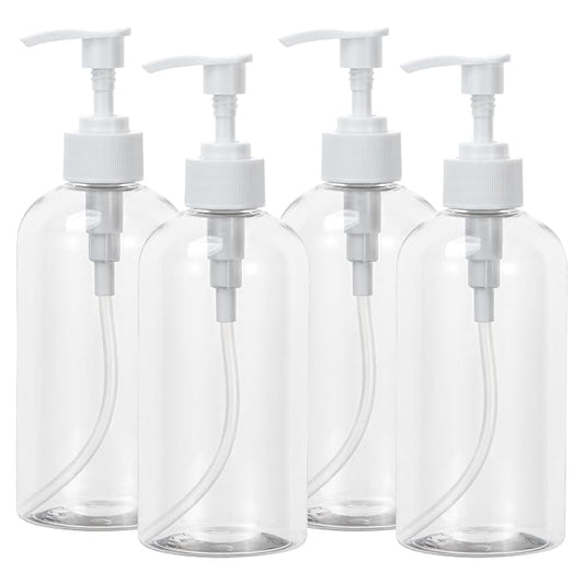 Yebeauty Soap Dispenser, 4 Pack 13.5oz/400ml Empty Refillable Pump Bottle by For+A+Better+Life