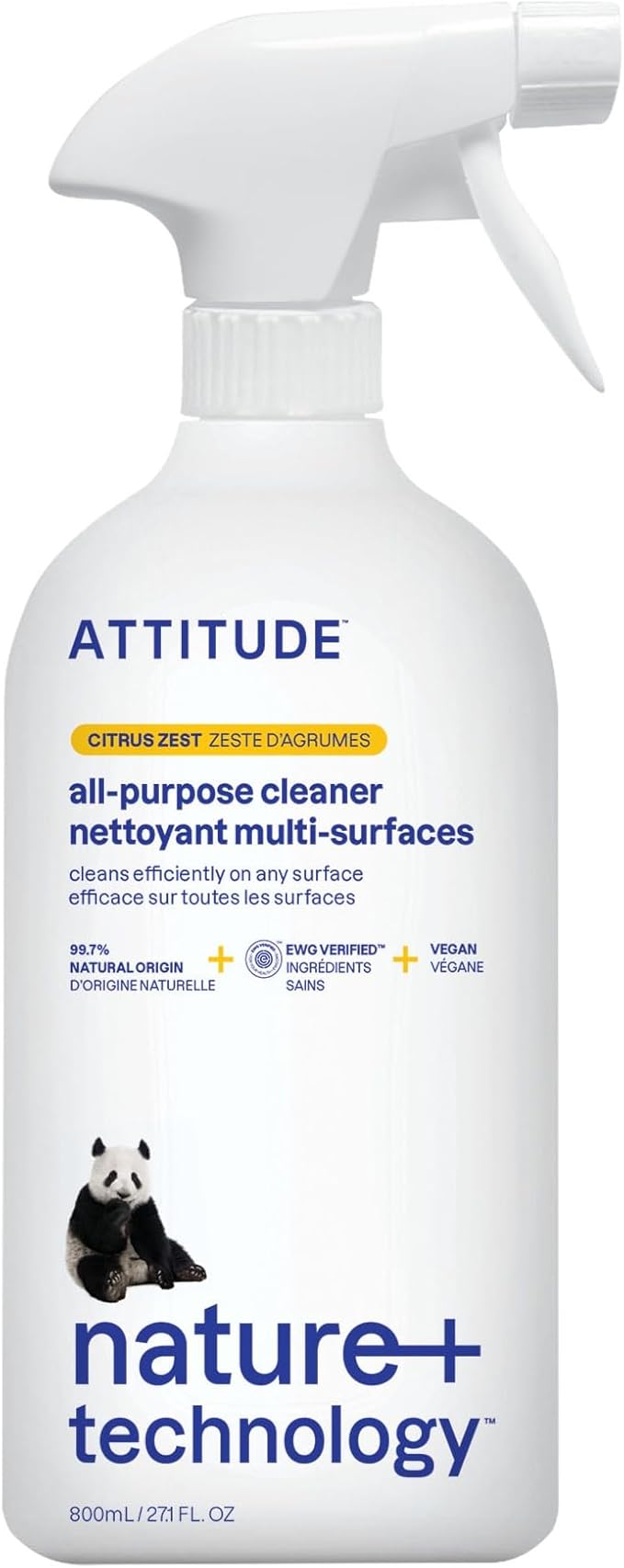 ATTITUDE All Purpose Cleaner Spray, EWG Verified, Made by ATTITUDE