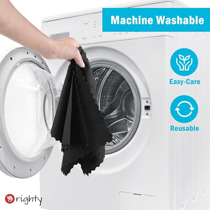 Orighty Black Microfiber Cleaning Cloth, 150 Pack Highly Absorbent Cleaning - Image 6