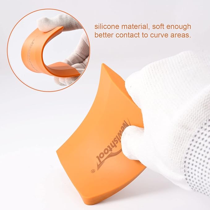 NEWISHTOOL Soft Silicone Small Squeegee - Image 4