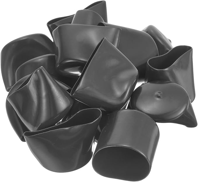 uxcell 20pcs Rubber End Caps 46mm ID Vinyl Round Tube Bolt Cap Cover Thread - Image 4