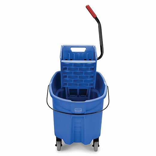 Rubbermaid Commercial Products WaveBrake 35 QT Side-Press Mop Bucket and - Image 2