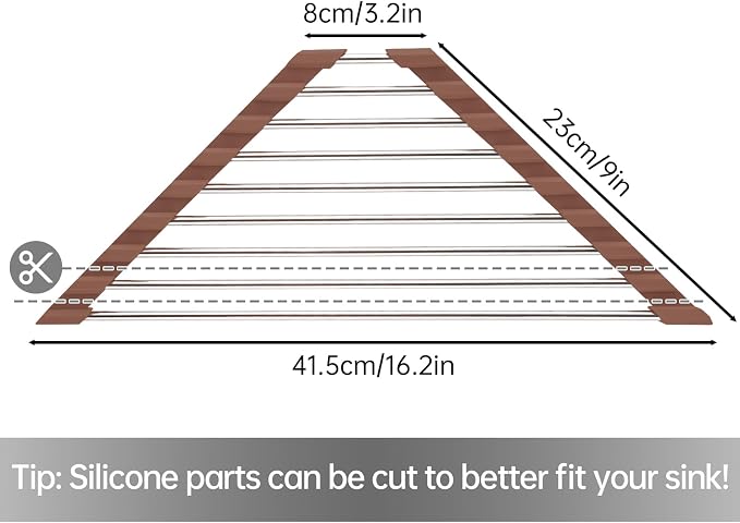 Tomorotec Triangle Roll-Up Dish Drying Rack - Image 4