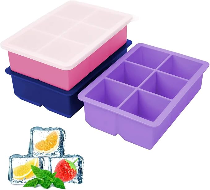 Silicone Ice Cube Trays 3 Pack - Image 8
