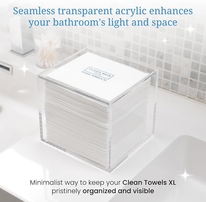 CLEAN SKIN CLUB Clear Acrylic Box - Image 4