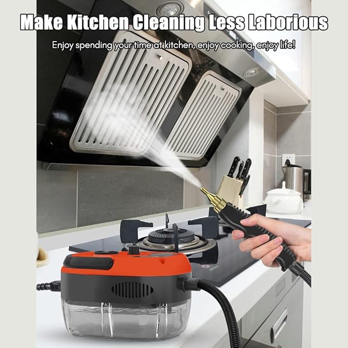 Decdeal Steam Cleaner - 2500W High Temperature Pressurized Handheld Steam - Image 2