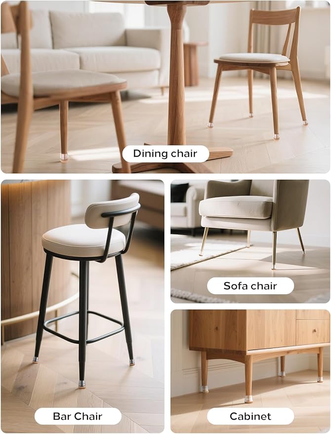 24-Pack Silicone Chair Leg Floor Protectors - Image 7
