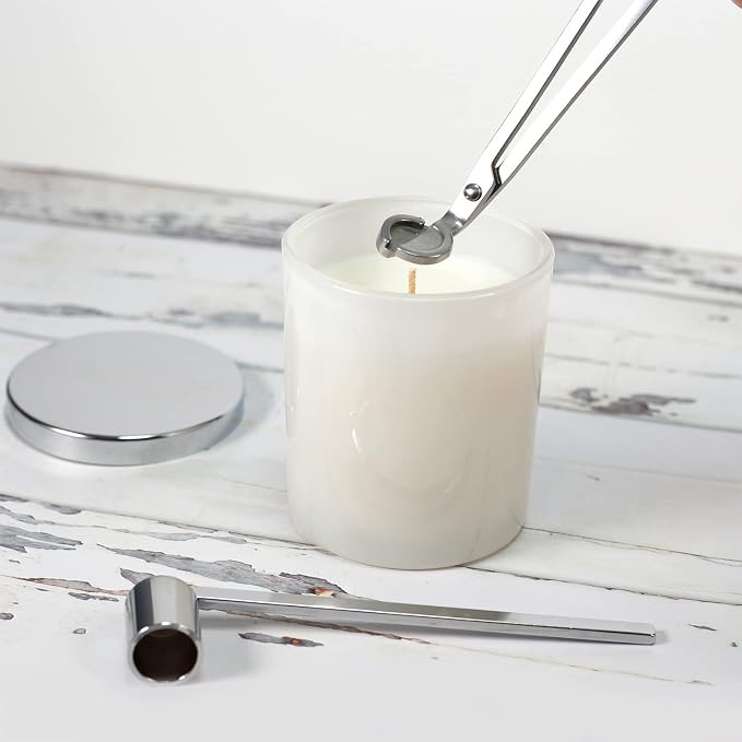 Candle Wick Trimmer and Candle Snuffer Accessory Set – Pick Your Color - Image 2