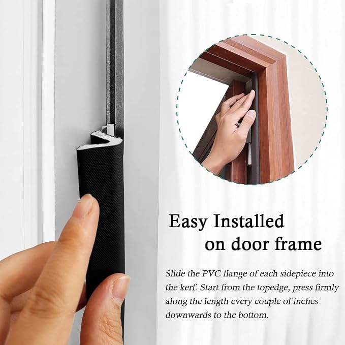 Kerf Weather Stripping Door Seal Strip 26 Ft Q Foam Door Weatherstrip Seal - Image 4