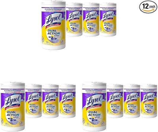 Lysol Dual Action Disinfectant Wipes, by Lysol