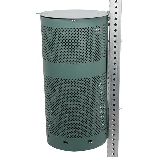 ZERO WASTE USA - Round Outdoor 10 Gallon Capacity Waste Can - 100% Rust-Free - Image 7