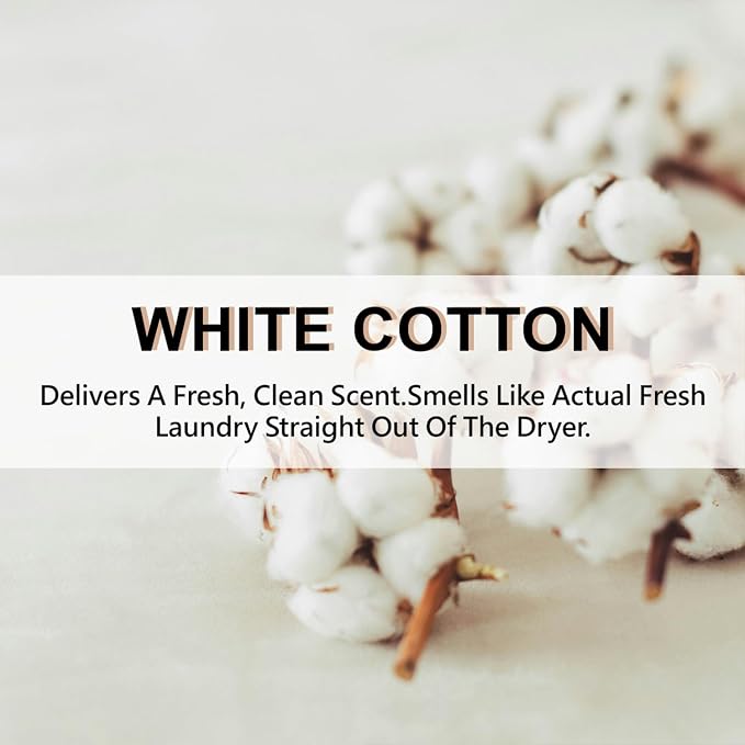 ROSE COTTAGE Large 12 Packs White Cotton Hanging Closet Deodorizer Air - Image 5